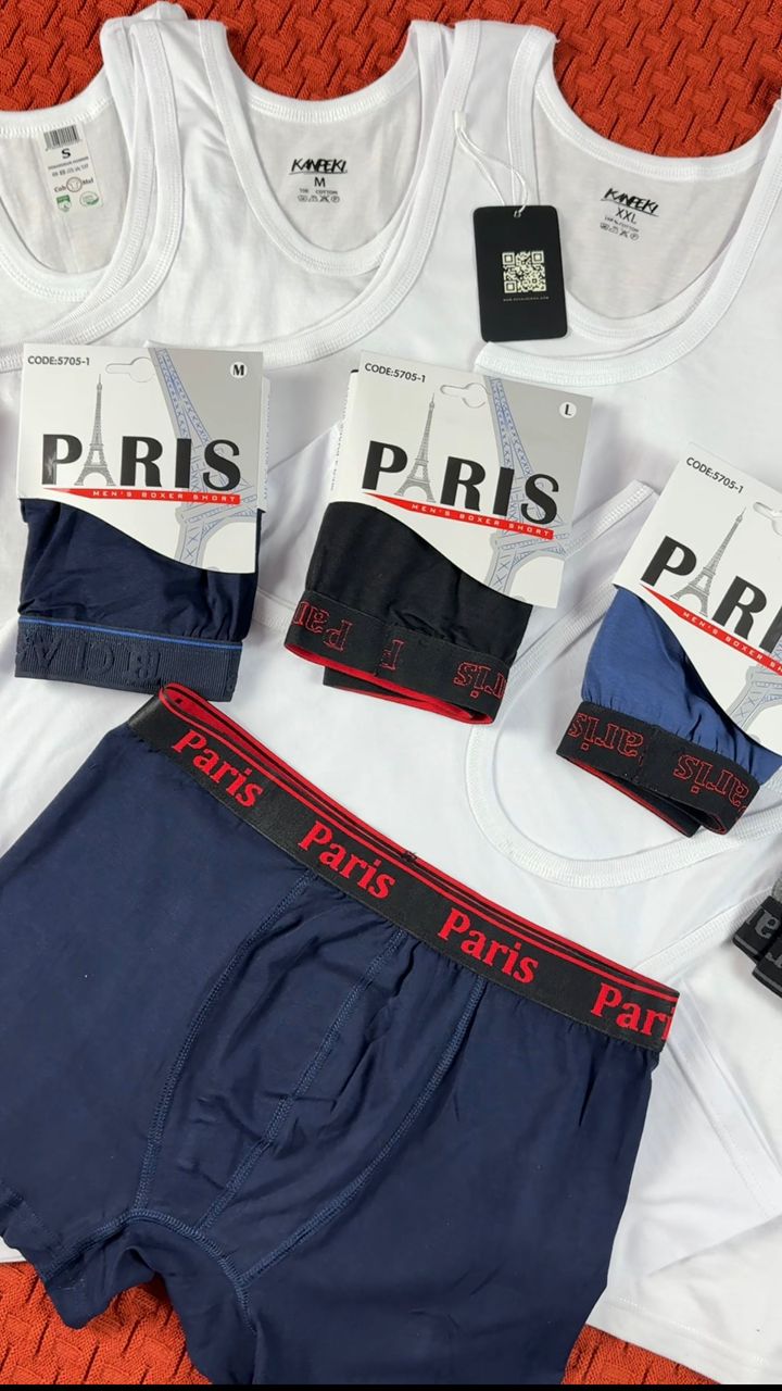 PACK DEBARDEURS ET BOXERS